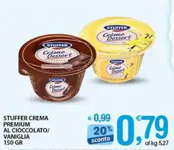 Qui Discount Stuffer crema premium al cioccolato/ vaniglia offerta