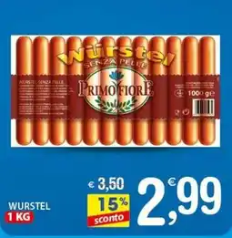 Qui Discount Wurstel offerta