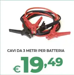 Progress Cavi da 3 metri per batteria offerta