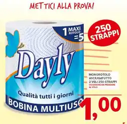 Todis Monorotolo asciugatutto 2 veli 250 strappi offerta