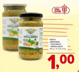 Todis Pesto genovese -con aglio - senza aglio offerta