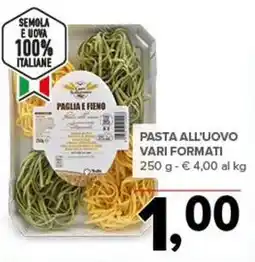 Todis Pasta all'uovo vari formati offerta