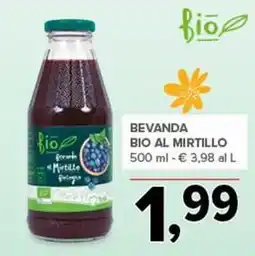 Todis Bevanda bio al mirtillo offerta