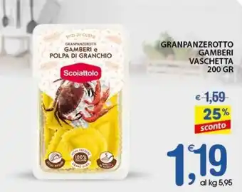 Qui Discount Granpanzerotto gamberi vaschetta offerta