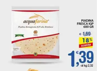 Qui Discount Piadina fresca igp offerta