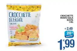 Qui Discount Crocchette patate igela busta offerta