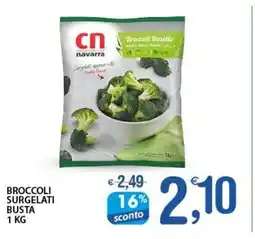 Qui Discount Broccoli surgelati busta offerta