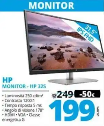 Comet hp Monitor - HP 32S offerta