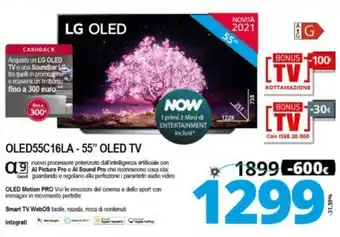 Comet LG OLED55C16LA - 55" Oled Tv offerta