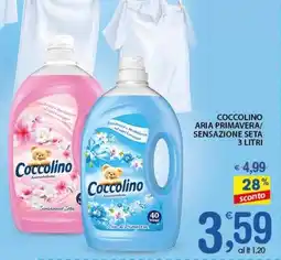 Qui Discount Coccolino aria primavera/ sensazione seta offerta