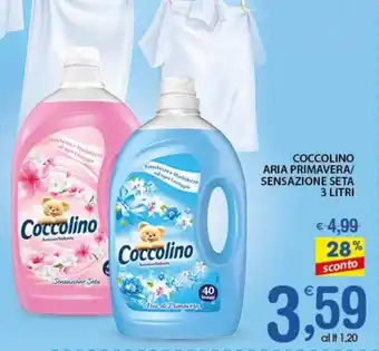 Qui Discount Coccolino aria primavera/ sensazione seta offerta