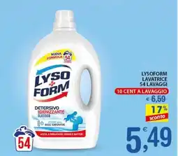 Qui Discount Lysoform lavatrice 54 lavaggi offerta