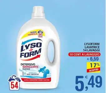 Qui Discount Lysoform lavatrice 54 lavaggi offerta