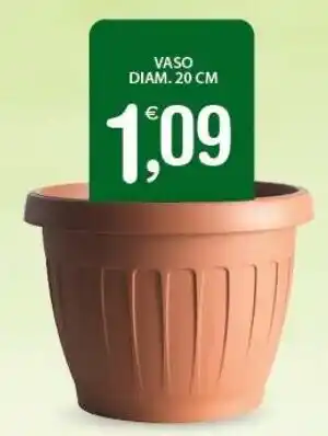 Qui Discount Vaso diam. 20 cm offerta