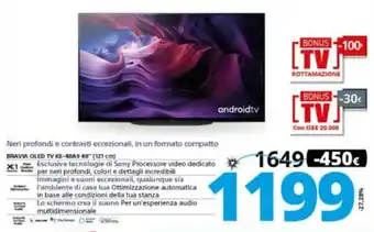 Comet Sony Bravia Oled Tv KE-48A9 48" (121 cm) offerta