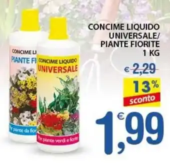 Qui Discount Concime liquido universale/ piante fiorite offerta