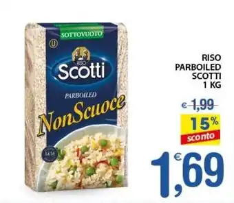 Qui Discount Riso parboiled SCOTTI offerta