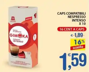 Qui Discount Caps compatibili nespresso intenso offerta