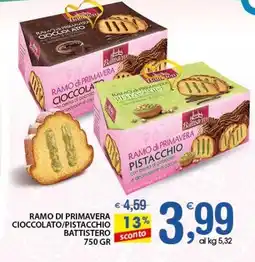 Qui Discount Ramo di primavera cioccolato/pistacchio battistero offerta