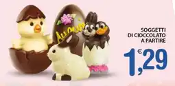 Qui Discount Soggetti di cioccolato offerta