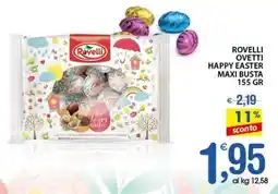 Qui Discount Rovelli ovetti happy easter maxi busta offerta