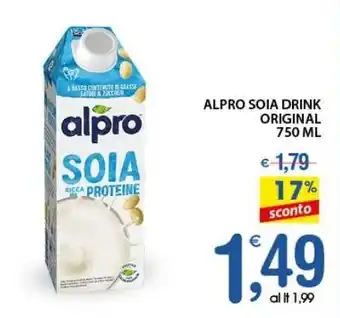 Qui Discount Alpro soia drink original offerta