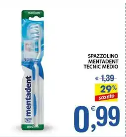 Qui Discount Spazzolino mentadent tecnic medio offerta