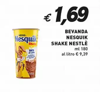 Coal Bevanda nesquik shake NESTLÉ offerta