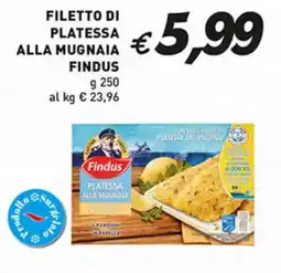 Coal Filetto di platessa alla mugnaia FINDUS offerta