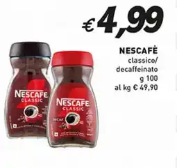 Coal NESCAFÈ classico/ decaffeinato offerta