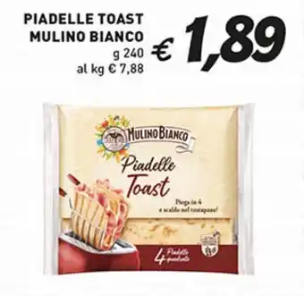 Coal Piadelle toast MULINO BIANCO offerta