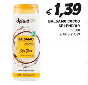 Coal Balsamo cocco SPLEND'OR offerta