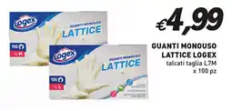 Coal Guanti monouso lattice LOGEX offerta