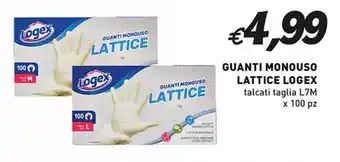 Coal Guanti monouso lattice LOGEX offerta