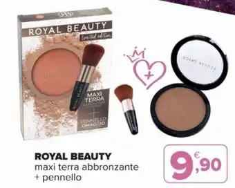 Iperal ROYAL BEAUTY maxi terra abbronzante + pennello offerta