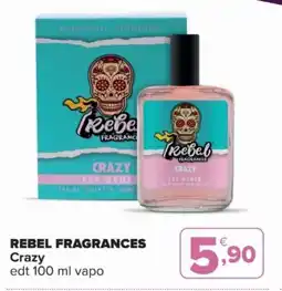 Iperal REBEL FRAGRANCES Crazy edt vapo offerta