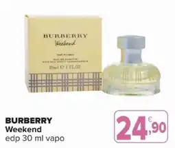 Iperal BURBERRY Weekend edp vapo offerta