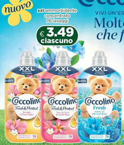 Acqua & Sapone Coccolino xxl ammorbidente concentrato offerta