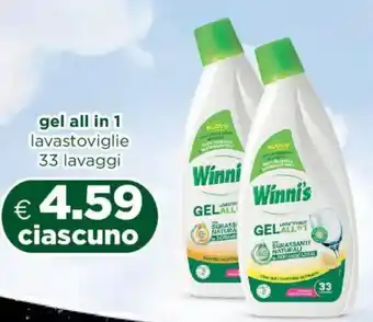 Acqua & Sapone Winni's gel all in 1 lavastoviglie offerta