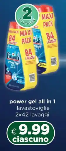 Acqua & Sapone Finish power gel all in 1 lavastoviglie offerta