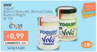 Prezzemolo e Vitale VIVO' Yogurt Bianco/Naturale, Bianco/Dolce, Bianco/Magro offerta