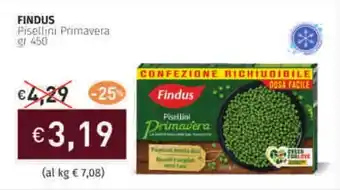 Prezzemolo e Vitale FINDUS Pisellini Primavera offerta