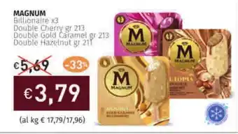 Prezzemolo e Vitale MAGNUM Billionaire x3 Double Cherry offerta