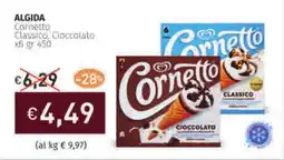 Prezzemolo e Vitale ALGIDA Cornetto Classico, Cloccolato offerta