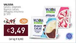 Prezzemolo e Vitale VALSOIA Gelato Vegetale Bianco Cacao, Affogato Amarena offerta