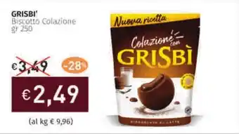 Prezzemolo e Vitale GRISBI' Biscotto Colazione offerta