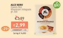 Prezzemolo e Vitale ALCE NERO Flakes Bio Khorasan Integrale offerta