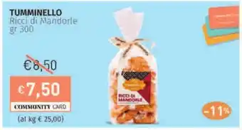 Prezzemolo e Vitale TUMMINELLO Ricci di Mandorle offerta