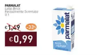 Prezzemolo e Vitale PARMALAT Latte Brick Parzialmente Scremato offerta