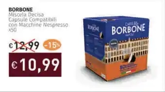 Prezzemolo e Vitale BORBONE Miscela Decisa Capsule Compatibili con Macchine Nespresso offerta